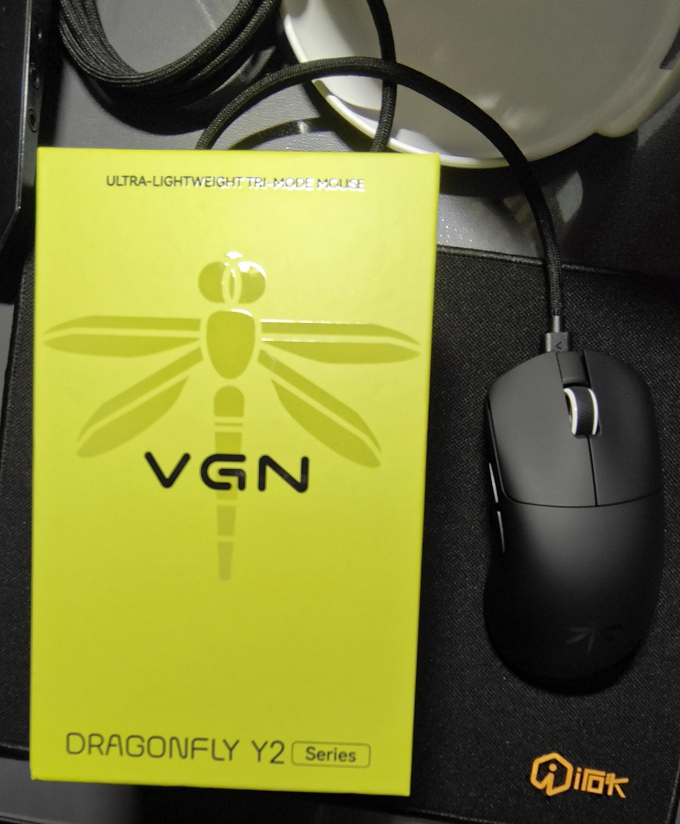 VGN Y2PRO/PRO + souris sans fil Bluetooth 3 modes PAW3950 double 8K Ultra légère e-sports jeu bureau souris universelle à faible latence