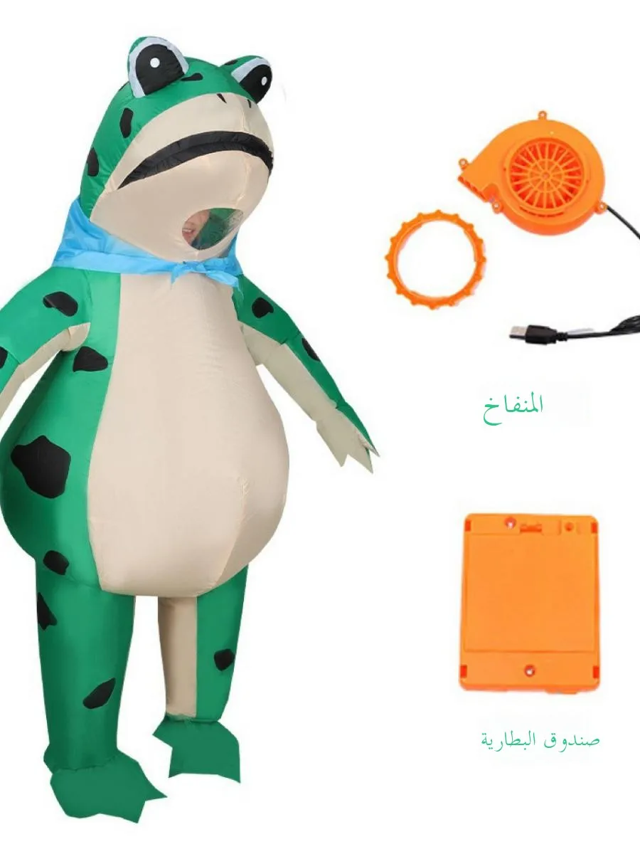 

New Halloween Party Performance Costume Inflatable Dinosaur Astronaut Frog Puppet Clothes for Ladies Stage Performance Outfits