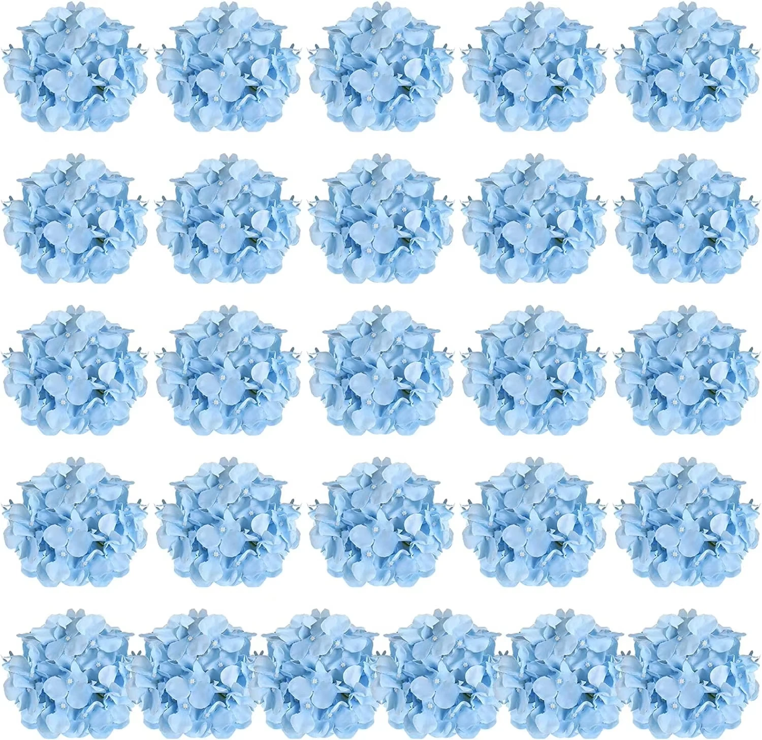 10-100 Stuks Hortensia Kunstbloemen Zijden Hortensia Volle Bloemenkoppen met Stengels voor Bruiloft Centerpieces Nep Bloemenkoppen