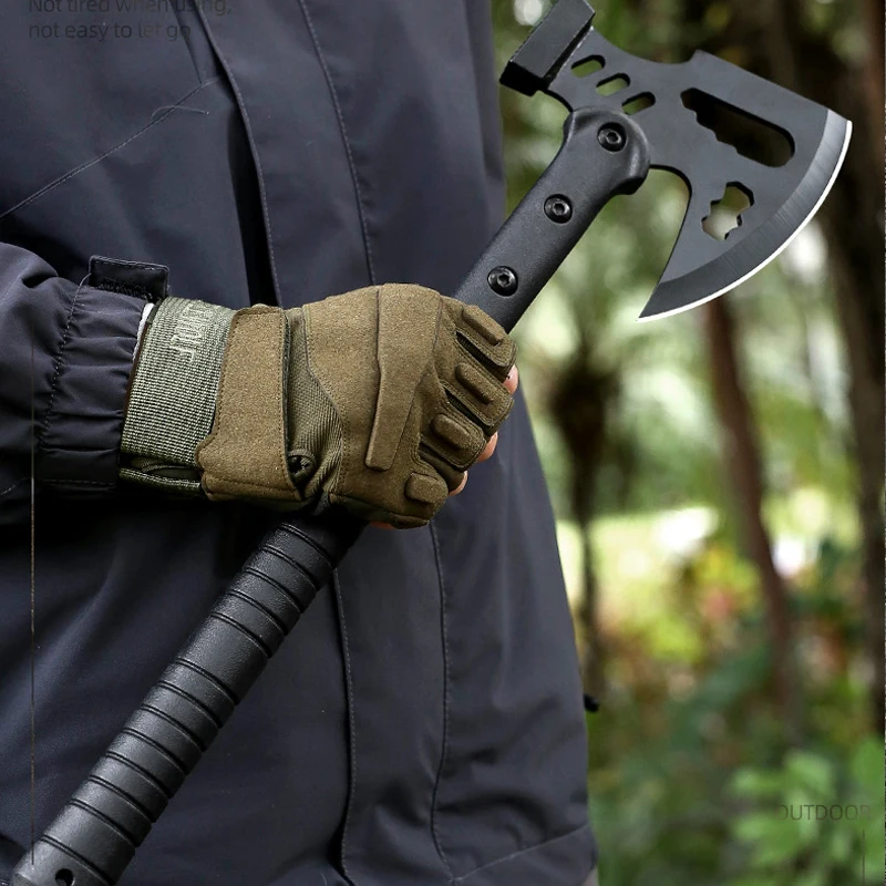 في الهواء الطلق المحمولة EDC متعددة الوظائف التكتيكية النار الفأس التخييم بقاء تقطيع الخشب سيارة نافذة الطوارئ كسر أداة #1