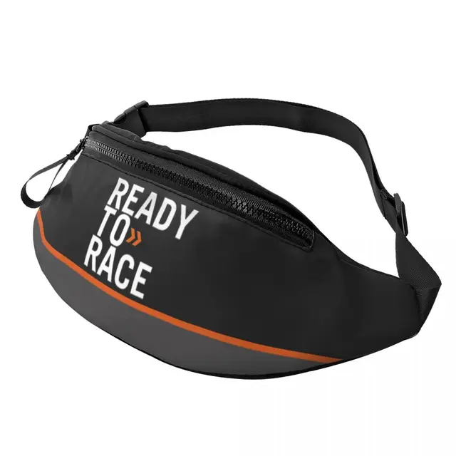 Cool Ready To Race Fanny Pack do biegania Kobiety Mężczyźni Enduro Cross Motocross Bike Life Crossbody Waist Bag Phone Money Pouch