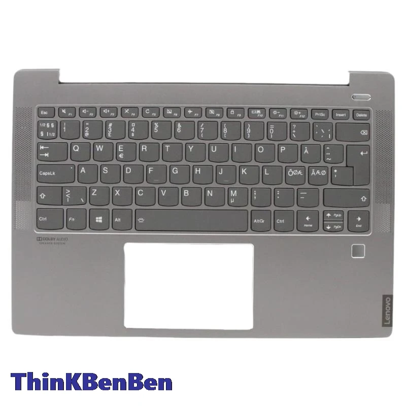 NDC Nordic Grey Keyboard Upper Case Palmrest Shell Cover For Lenovo Ideapad S540 14 14IWL 14IML 14API 5CB0S17233