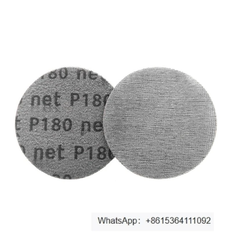 

Grinding card mesh sandpaper 6 inch mesh sand 150mm disc flocking sandpaper sheet 50 pieces a pack
