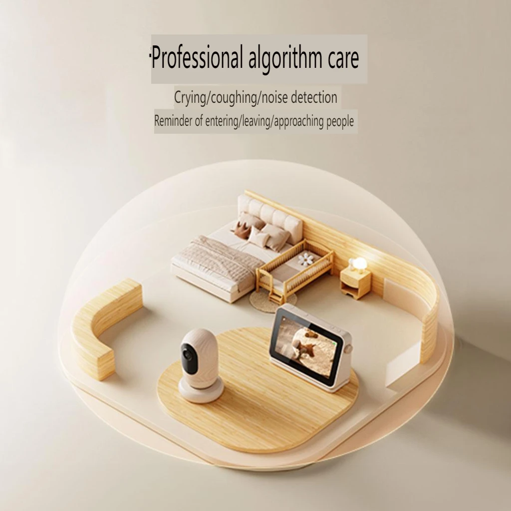 Xiaomi Smart Camera Maternal and Child Care Edition Infant Crying Coughing Monitoring Screen Real-time Intercom for Home Baby
