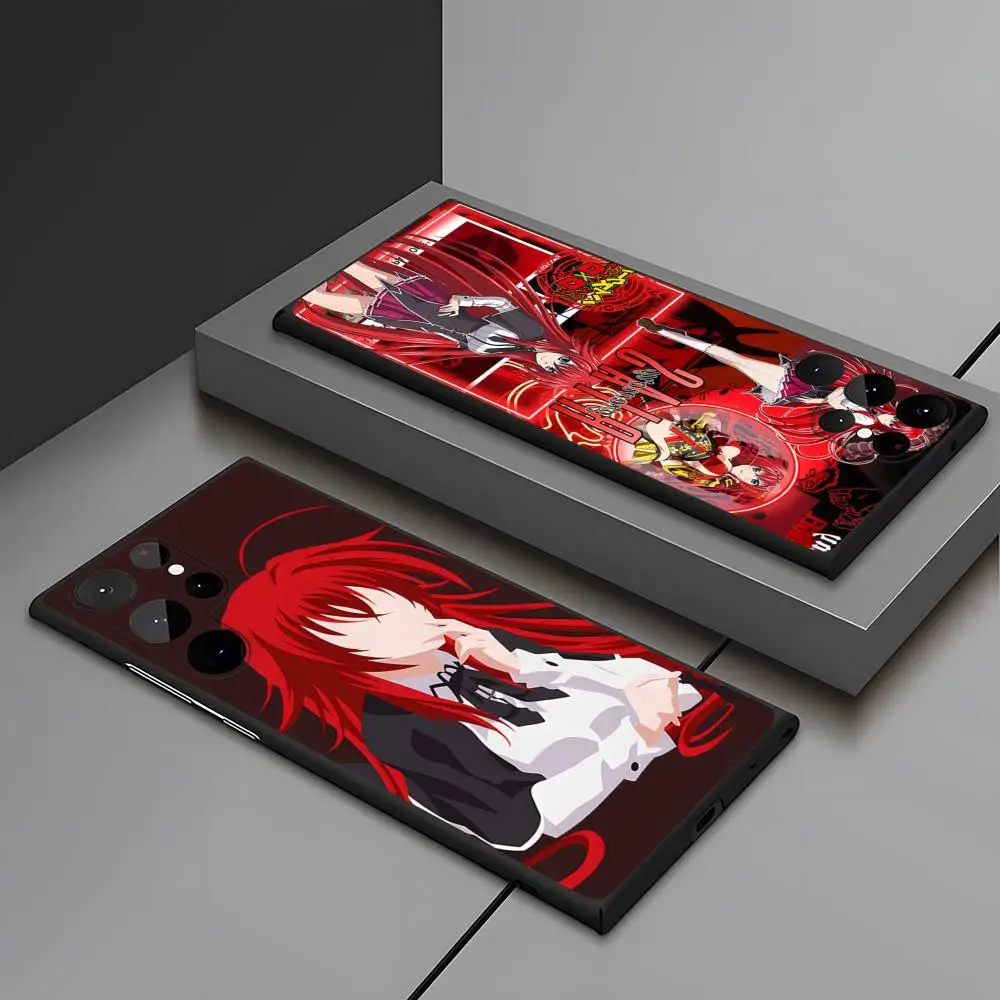 MINISO-R-Rias Gremory High Phone Case For Samsung Galaxy A31 A33 A52 A13 A02 A40 S24 S23 S22 S25 A55 A53 A24 A21 Cover