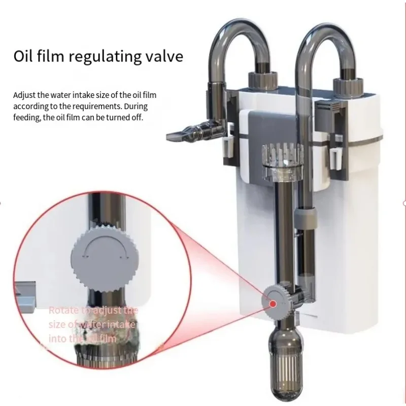 Aquarium Hang On External Filter, Silent Small Fish Tank Water Circulation Filter