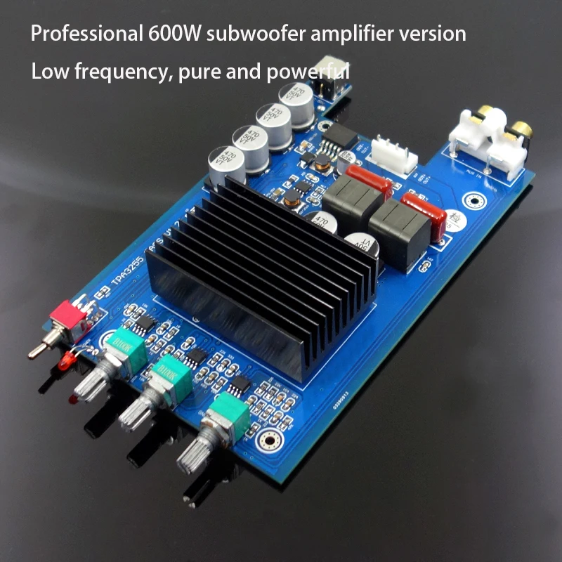 

TPA3255 600W High Power Bass Power Amplifier Board Digital Power Amplifier module low frequency adjustable