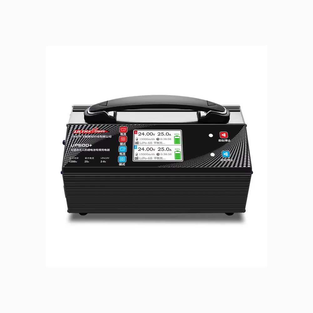 

NEW Ultra New Power UP600+ Dual Channel 2x600W 25A 2-6S LiPo Charger Using for Agriculture Mapping Surveying UAV Drone