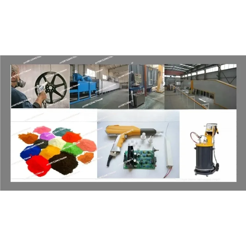 Suitable for flat nozzle electrostatic nozzle accessories fan-shaped straight powder nozzle