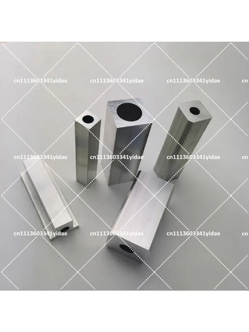 Aluminum Square Tube 6061, Square Outside Round Inside 20x20mm to 40x40mm, DIY Metal Craft Material for Building Projects