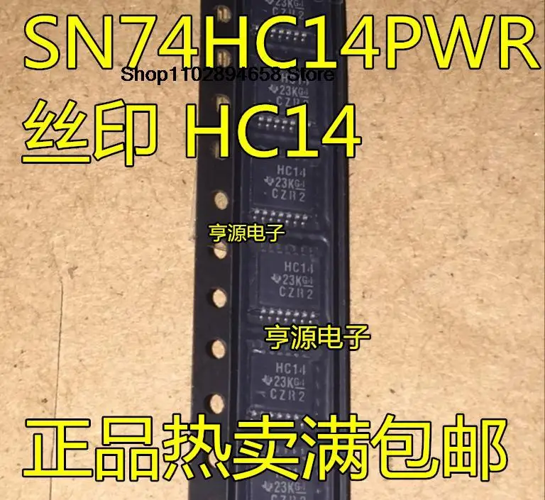 

5PCS SN74HC14 SN74HC14PWR HC14 TSSOP14 SN74AHCT14PWR HB14 IC