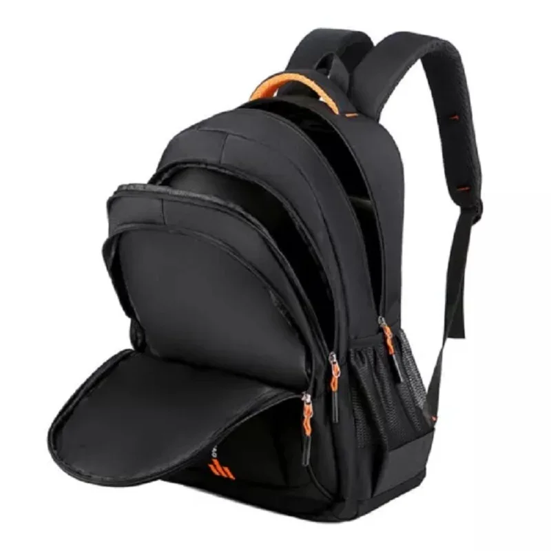 

Large Capacity Business Travel Laptop Backpack Men'S Fashionable Nylon Shoulder Bag For High School Junior College Students