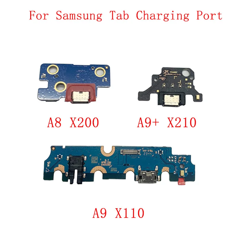 

Charging Port Flex Cable For Samsung Tab A9+ X210 A9 X110 A8 X200 USB Charging Connector Board Repair Parts