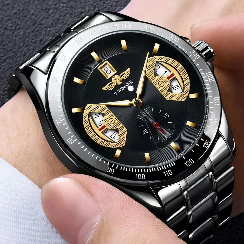 Men's Fully Automatic Mechanical Watch, Fashionable