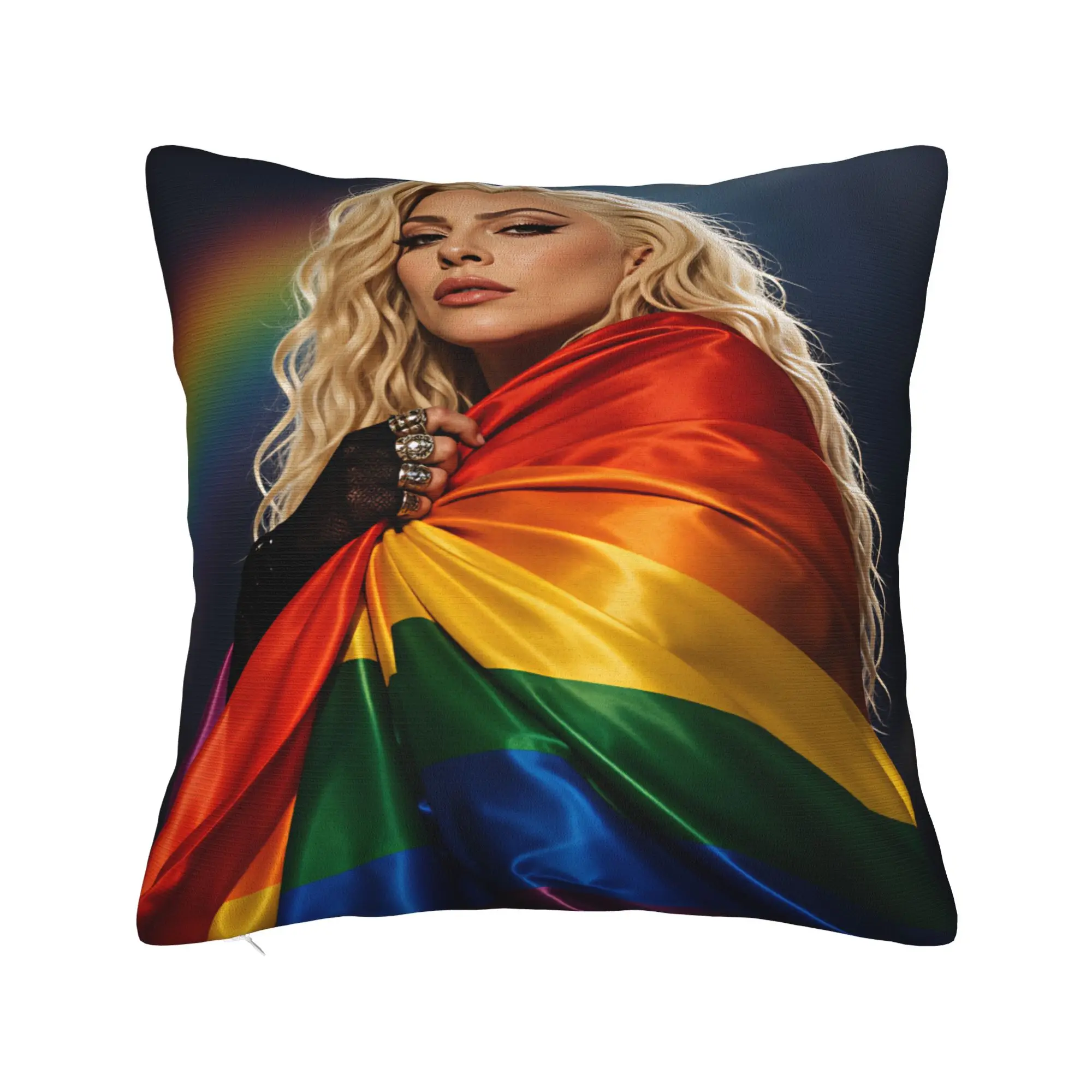 M-Madonnas Confessions II Album Pillow Case  Soft Pillow Cover Vintage Pillowcases For Sofa Home Decoration