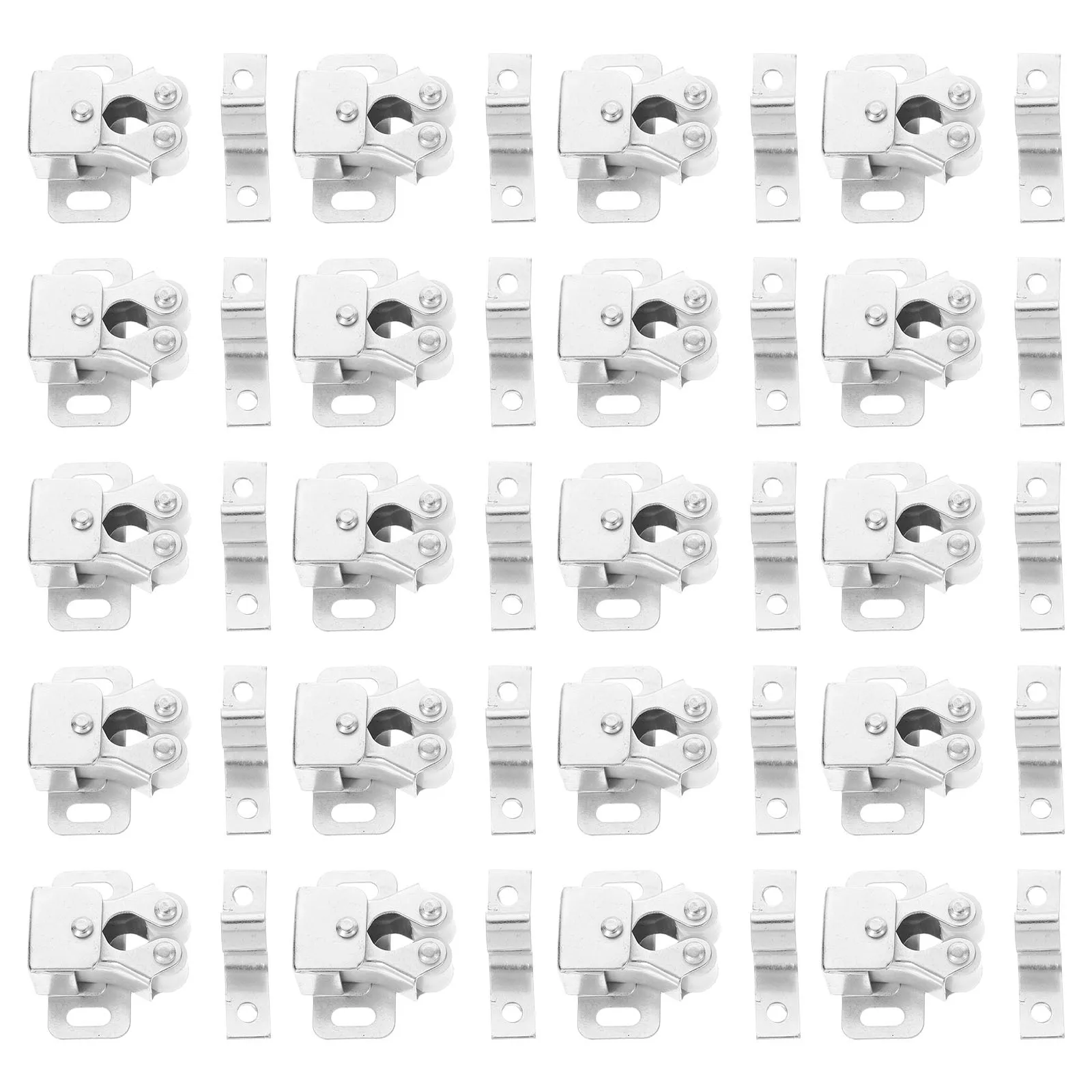 

20Sets Metal Ball Catches for Furniture Easy Install Durable Latches for Wardrobes and Cabinets Ball Catch Door Latches