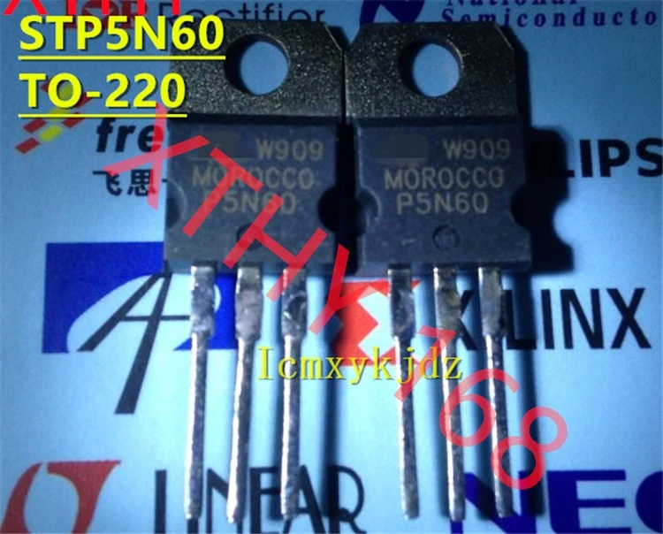 

5Pcs/Lot STP5N60 P5N60 STP5N60M2 TO-220 New Oiginal