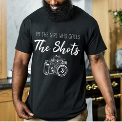 Shirt for Men Funny Photographer Print T Shirt for Men Wedding Photographer Tee Shirt Homme Short Sleeve Tshirts Men Clothing