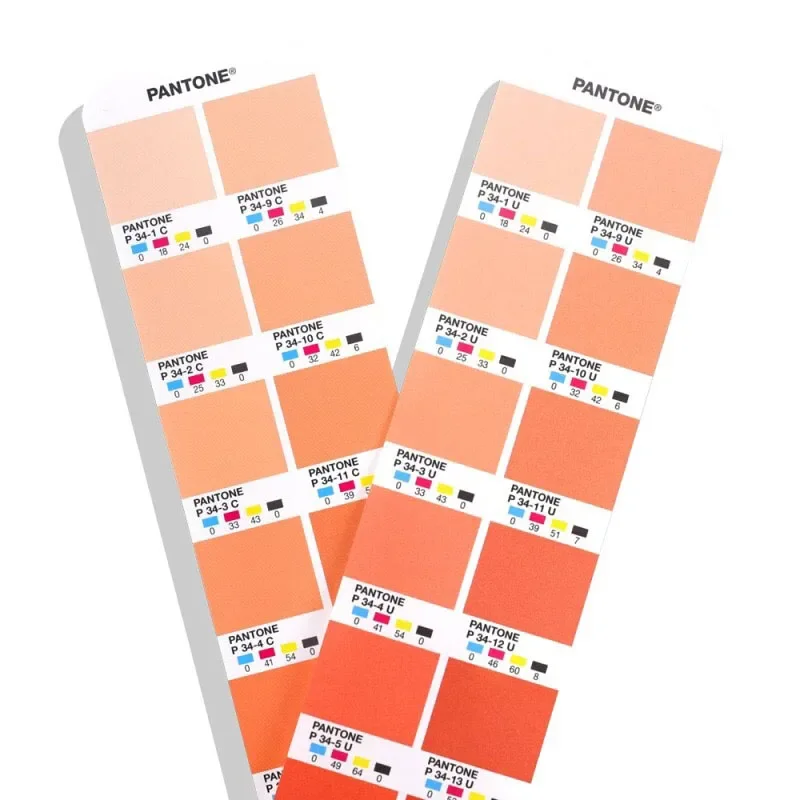 2025 بطاقة ألوان بانتون الجديدة القياسية الدولية العالمية CMYK أربعة ألوان مطبوعة بطاقة ألوان CU