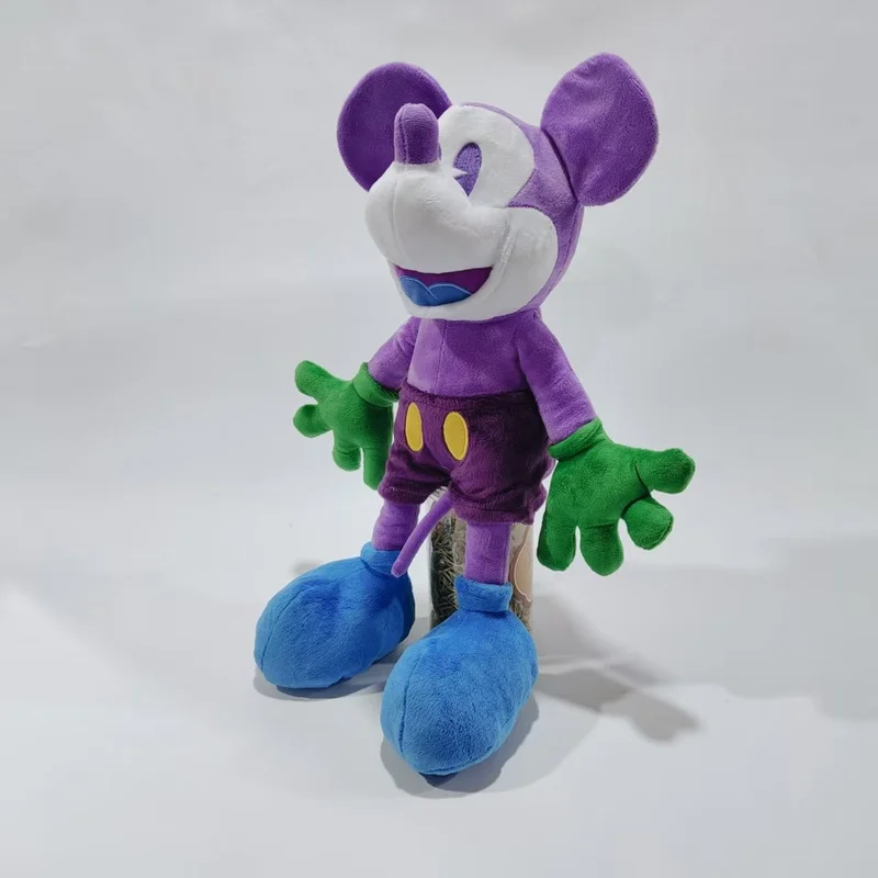 

Disney 43 см рождественские цвета Микки Маус мягкие плюшевые игрушки специальная версия Микки плюшевые игрушки куклы подарки на день рождения для детей