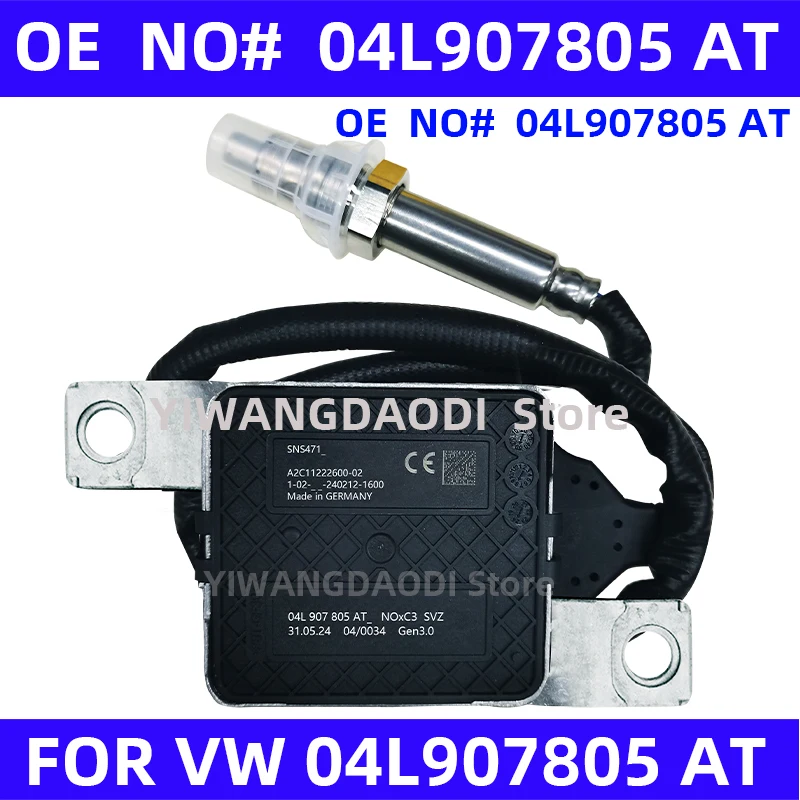 04L907805N 04L907805AT New Original Nitrogen Oxygen Sensor NOX Sensor For VW Caddy Maxi C20 MK4 2K Facelift 2.0 TDI 2015-2021