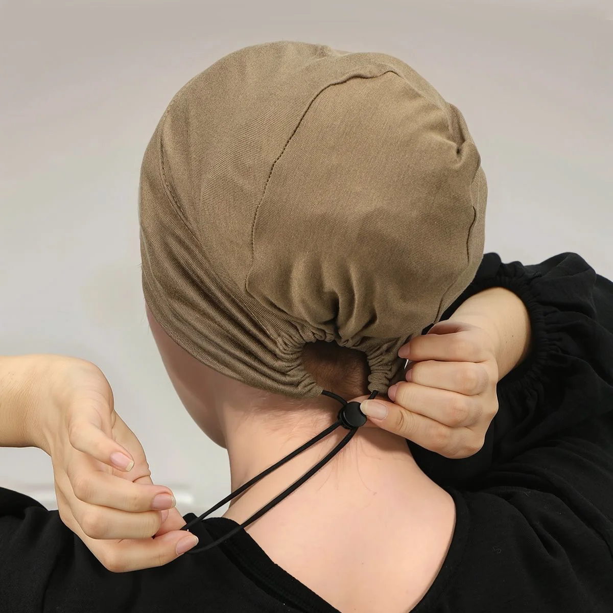 جديد إمرأة مسلم قبعات الداخلية الرباط الحجاب الفوري الصلبة قابل للتعديل مطاطا Undercap مشروط الحجاب مسلم بونيه وشاح