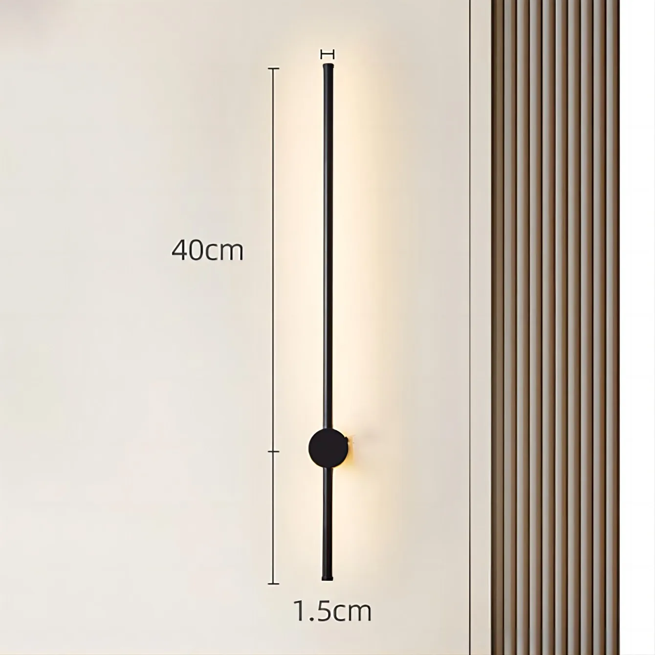 

Minimalist wall lamp, bedroom bedside lamp, creative LED strip linear lamp, modern Nordic restaurant wall lamp