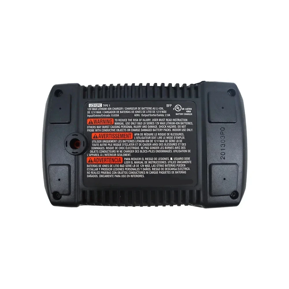 Power Tool Parts Accessories For Black Decker 10.8V 12V LB12 LB1310 Serise Li-ion Battery Charger Electric Drill Screwdriver