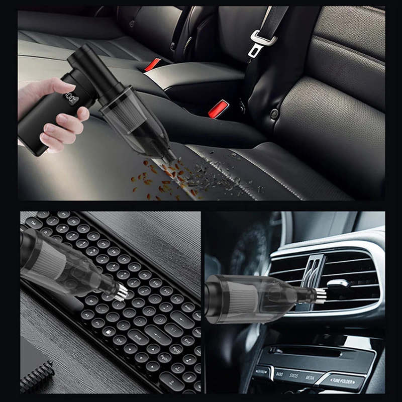 ﻿   منفضة هواء كهربائية 800000 دورة في الدقيقة منفضة هواء لاسلكية فائقة الطاقة مع محرك بدون فرش 3 تروس مع منفضة هواء شحن سريع