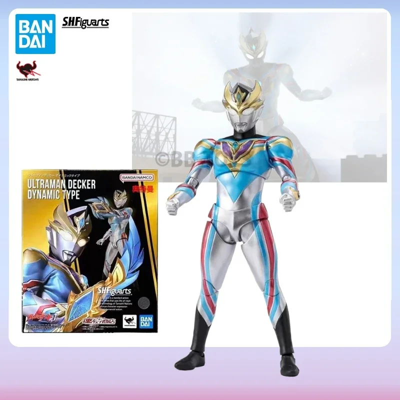 

In Stock Bandai S.H.Figuarts Ultraman Series Decker Powerful Mystery Joints Movable Anime Action figure Collectible Original Box