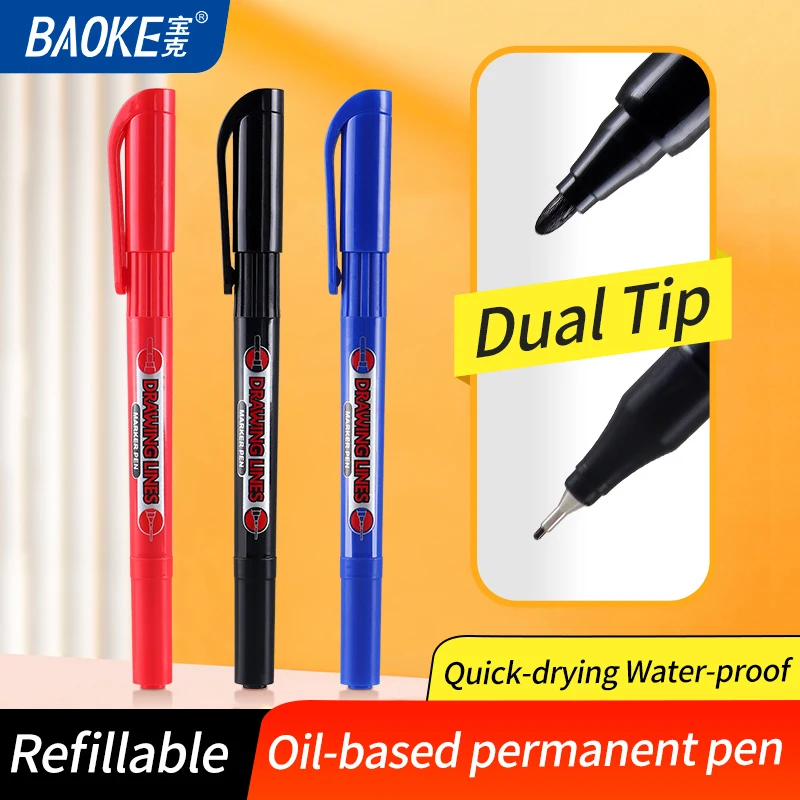 

BAOKE MP2920 Oil-based Refillable Drawing Lines Marker Pen