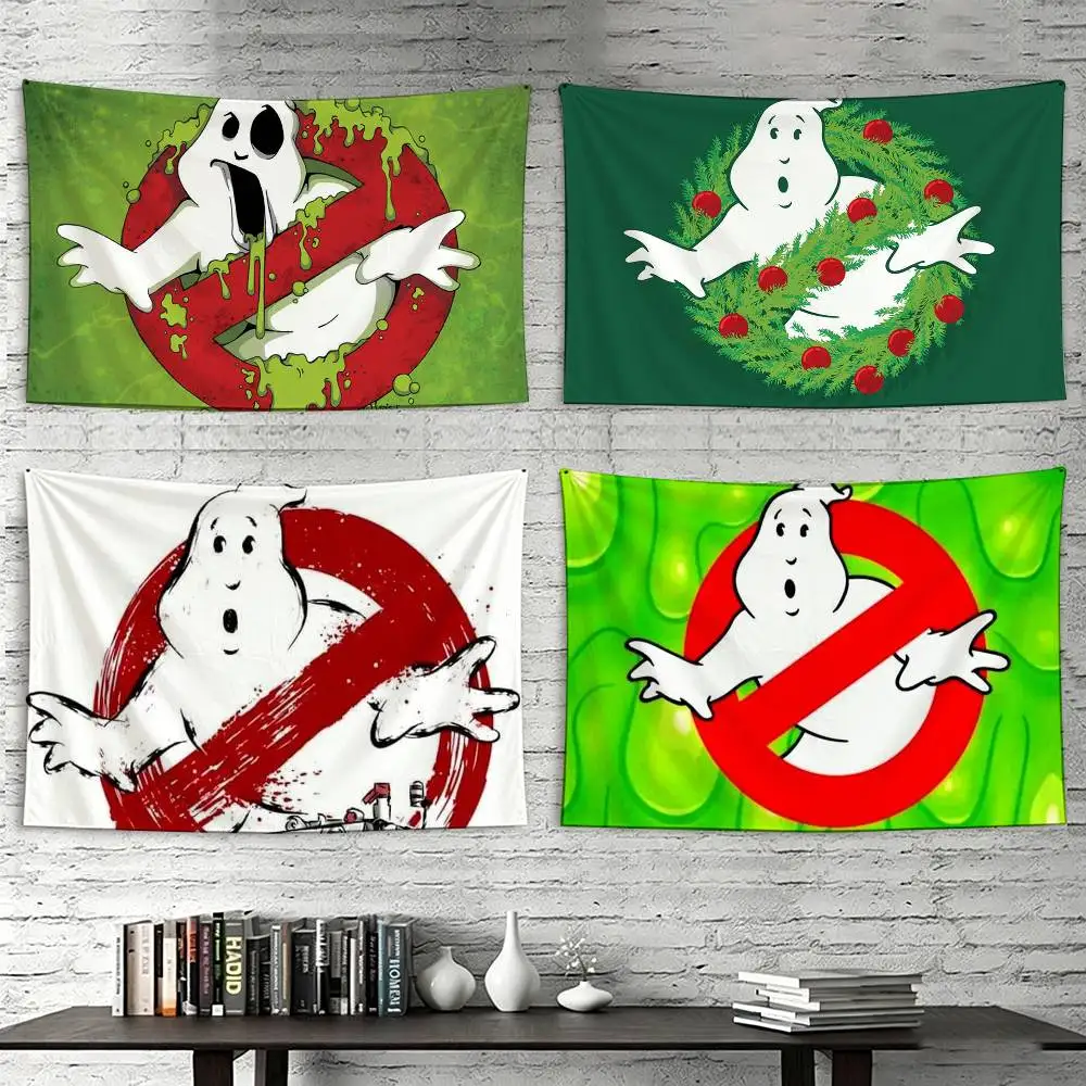 

Movie G-Ghostbusters-es Flags Wall Hanging Tapestry Outdoor Garage Room Decorative flag Background Blanket