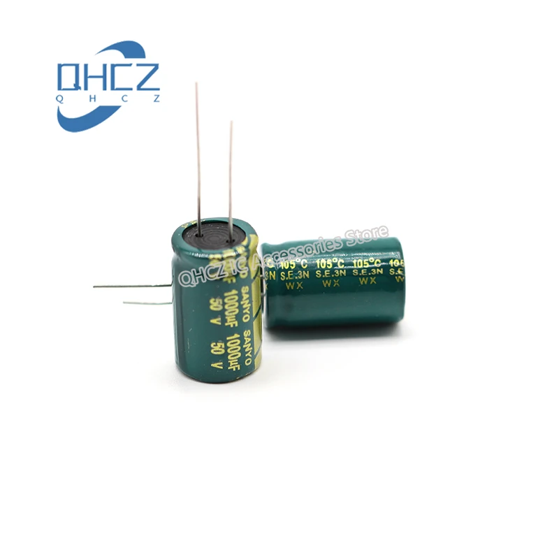 

10pcs 50V1000UF high frequency low resistance filter electrolytic capacitor 1000UF 50v volume 13X20