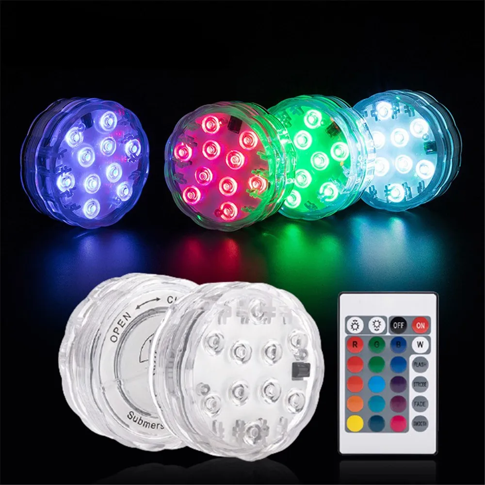 Multi coloured Remote Control Hookah Led Light RGB 16 Colors Waterproof LED Lights Hookah Shisha lamp Light Chicha Accessories