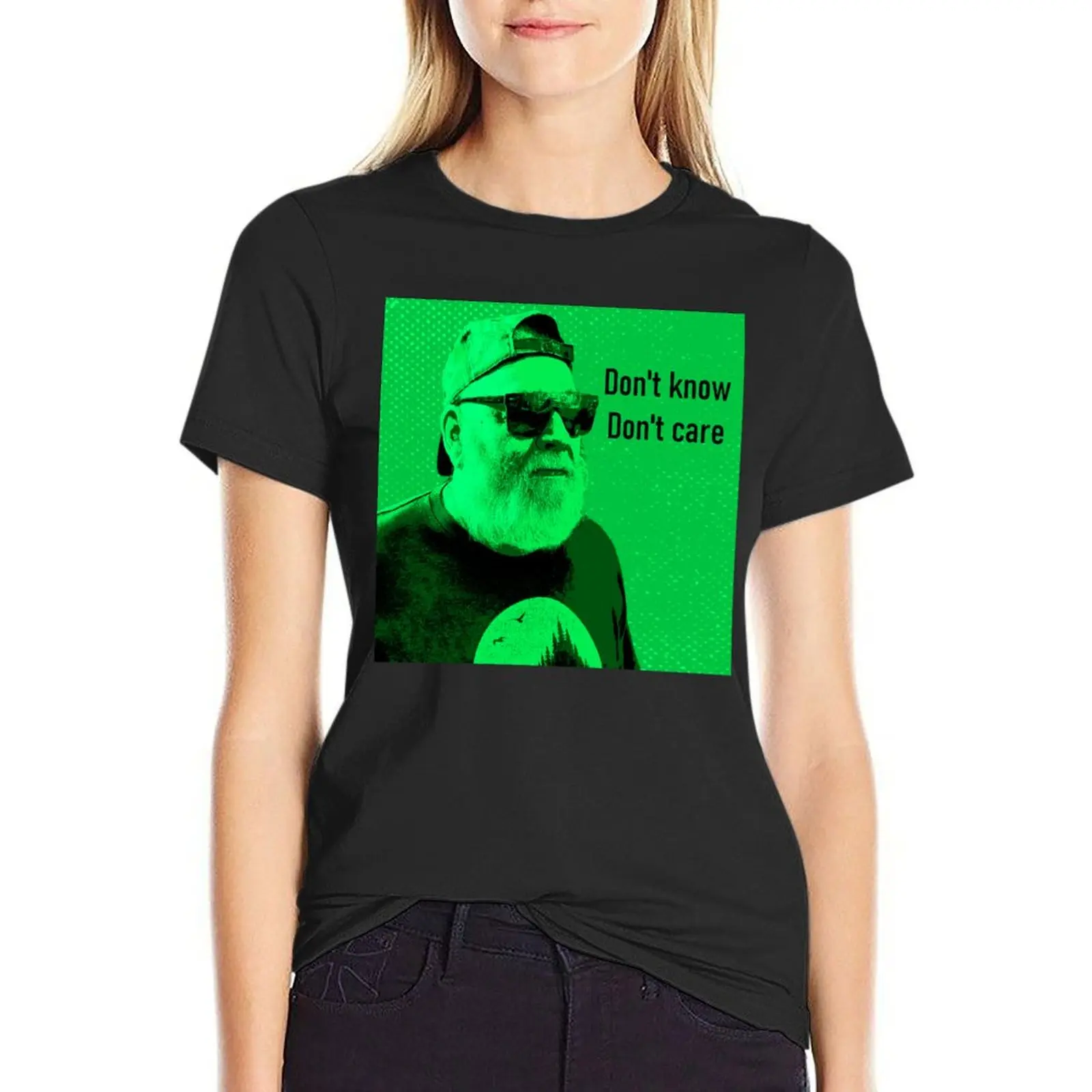 

Don't know, don't care green beard man senior T-Shirt animal print sublime female Women's clothing