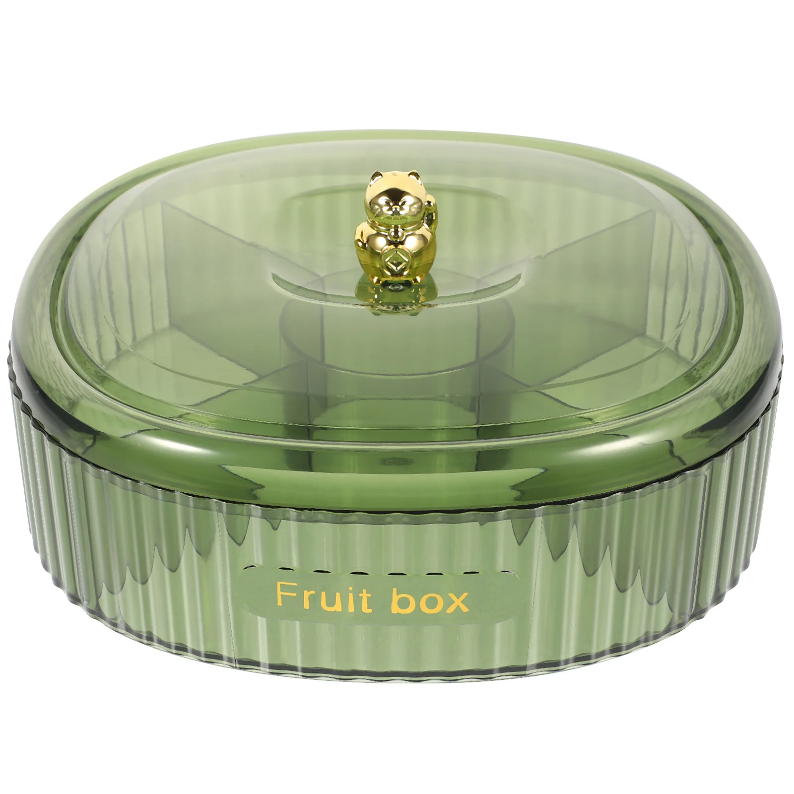 

Household Dried Fruit Container Single Layer Transparent Snack Box Large Capacity Candy Storage Box for Kitchen Dining