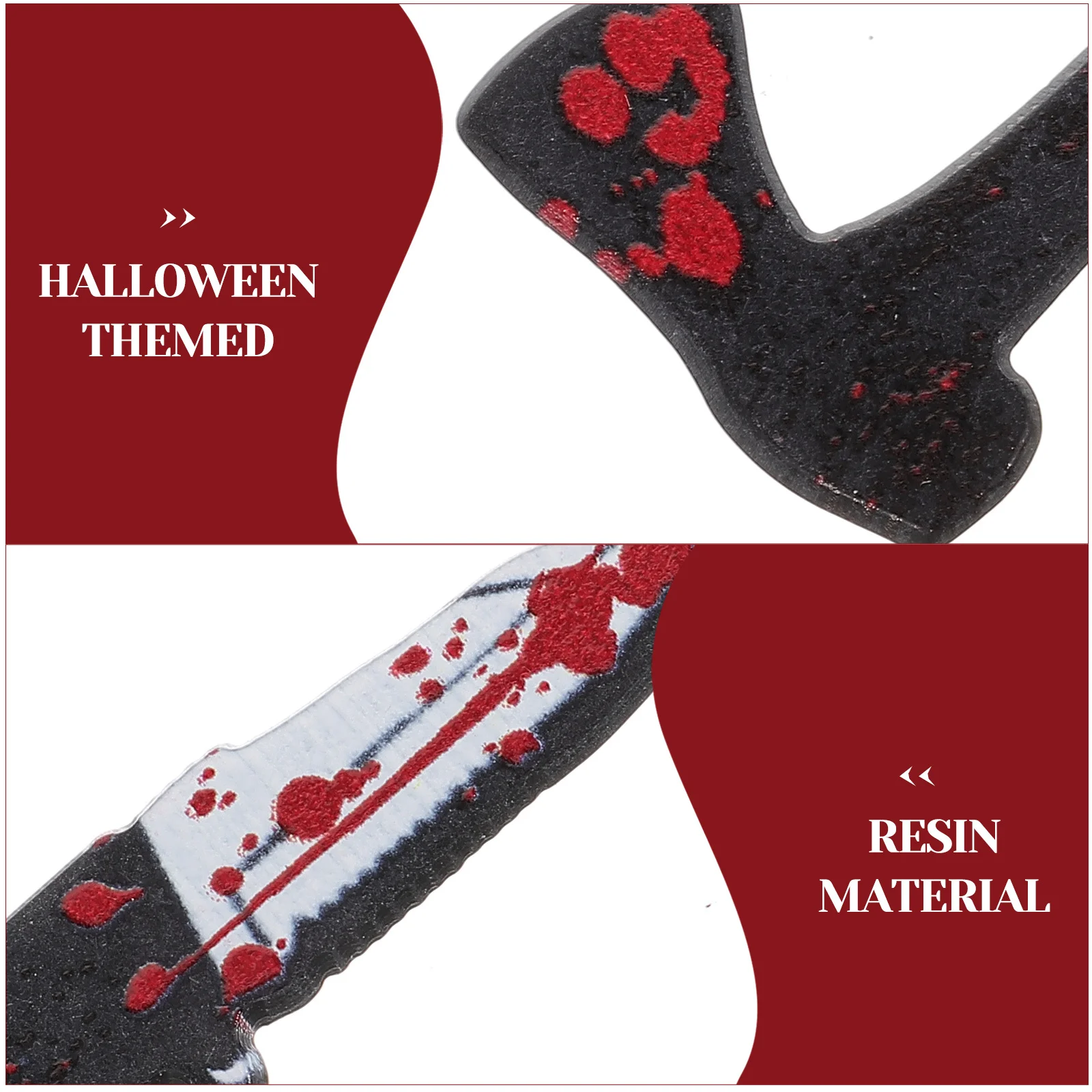 

24Pcs Miniature Halloween Ornaments Resin Props for DIY Party Decor Desktop Adornment Halloween Day Decoration Craft Accessories