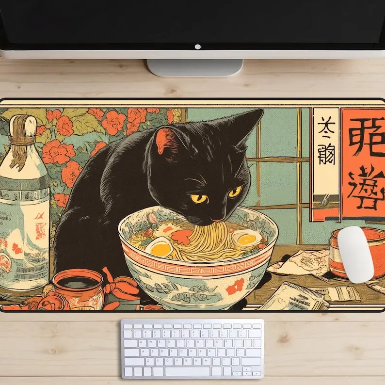 Ramen-Loving Cat Ma…