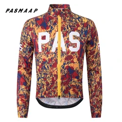 PASMAAP Cycling Jacket  Road Pro Tema Windbreaker Waterproof Quick Dry Bicycle Shirt Long Sleeve Lightweight Cycling Jersey Bike