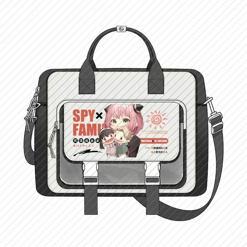 Spy X Family Anime Large Capacity Laptop Backpack For Middle School Students, Dual-Use Shoulder And Crossbody Bag Anime