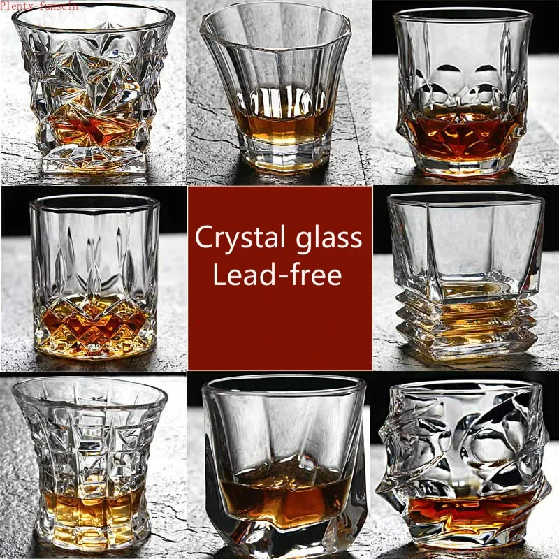 

Crystal Glass Whisky Glass, Foreign Wine, Juice, Milk, Tea, Water, Beer, Ins Square Cup, Bar