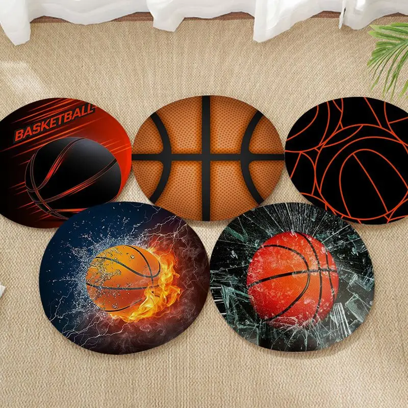 

Basketball Cushion Mat Tie Rope Chair Cushion Soft Office Car Seat Comfort Breathable 45x45cm Cushion Pads