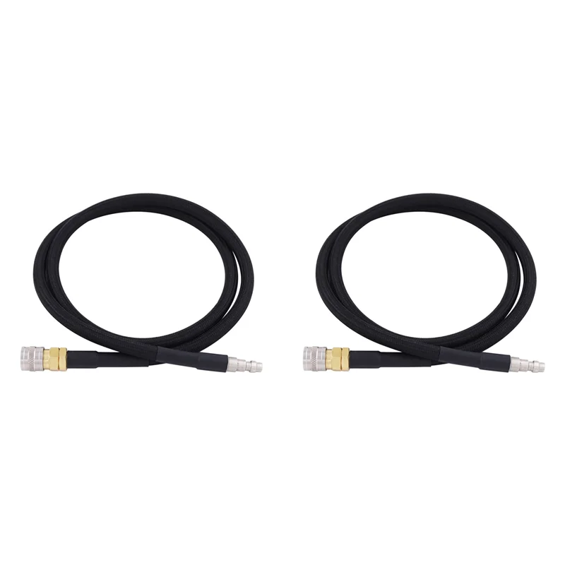 

2X Airsoft HPA SLP FLEX Воздушный шланг с дистанционным управлением с (США) Foster QD 40-дюймовый низкое давление MAX 300 PSI-AT30