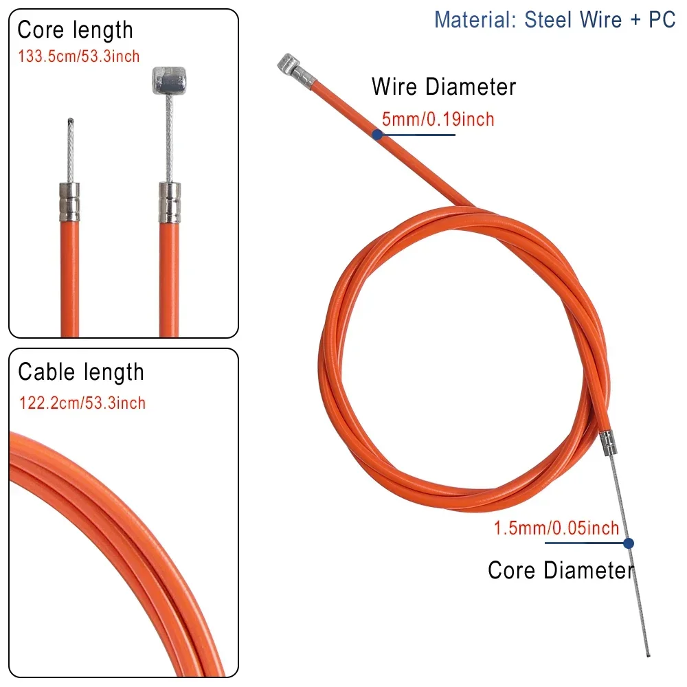 Original Wear Resistant Disc Brake Wire KickScooter Brake Cable For Ninebot F2 /F2 Plus /F2 Pro Electric Scooter Accessories