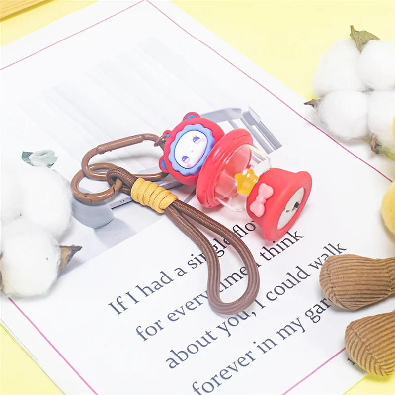 ABSQ-For Airtag Anti-Lost Device Pendant Protective Cover Cartoon Cute Night Light Dustproof Storage Children Couple