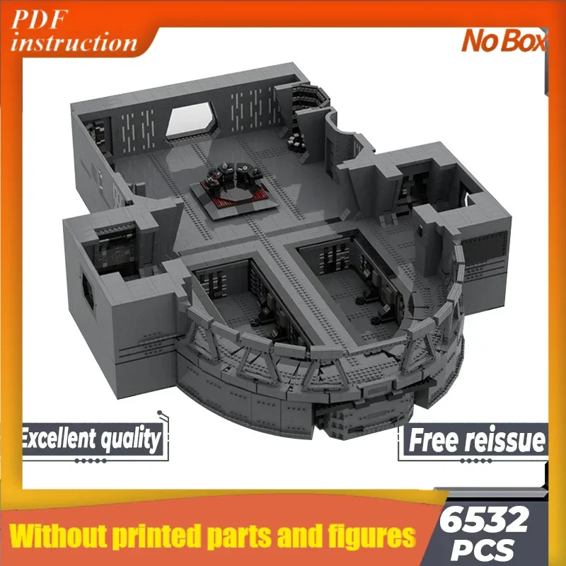 Star Movie Model Moc Building Bricks Command Bridge Of The Crazy Technology Modular Blocks Gift  Toys DIY Sets AssemblyChristmas