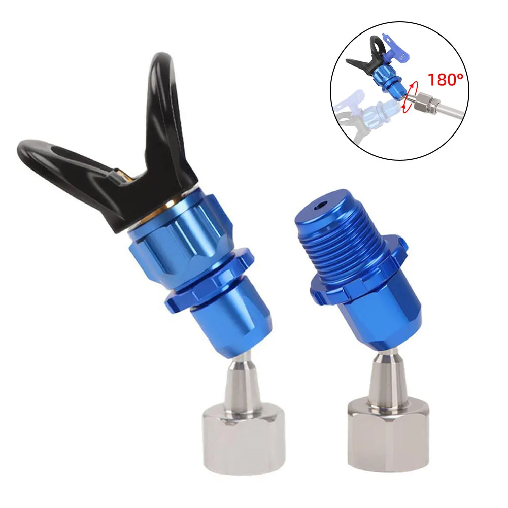 Airless 360 Degree Rotation 8.5x2.7x2.7cm Airless Spray Adapter Customizable Rotation Interruption-Free Painting