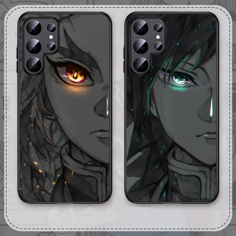 Kimetsu No Yaiba Demon Slayer Anime para Samsung Galaxy S25 S23 S24 FE S22 S20 S21 S10 S9 Plus lite Ultra FE S30 Note 20 10