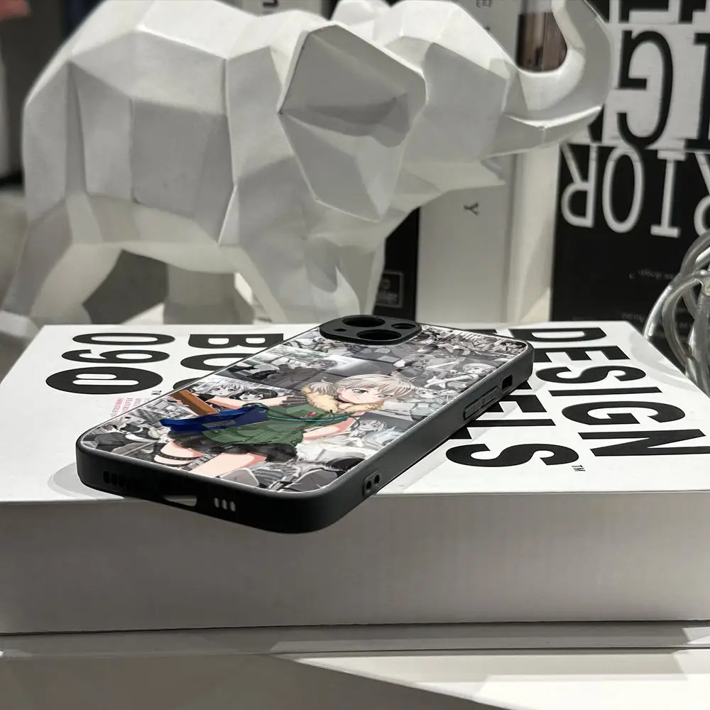 جراب هاتف من الزجاج المقسى ، Aoba Moca ، Bang Dream ، iPhone 16 ، 15 Pro Max ، 14 ، 13 ، 12 Mini Plus ، S24 ، S23 Ultra ، حافظة هاتف #5