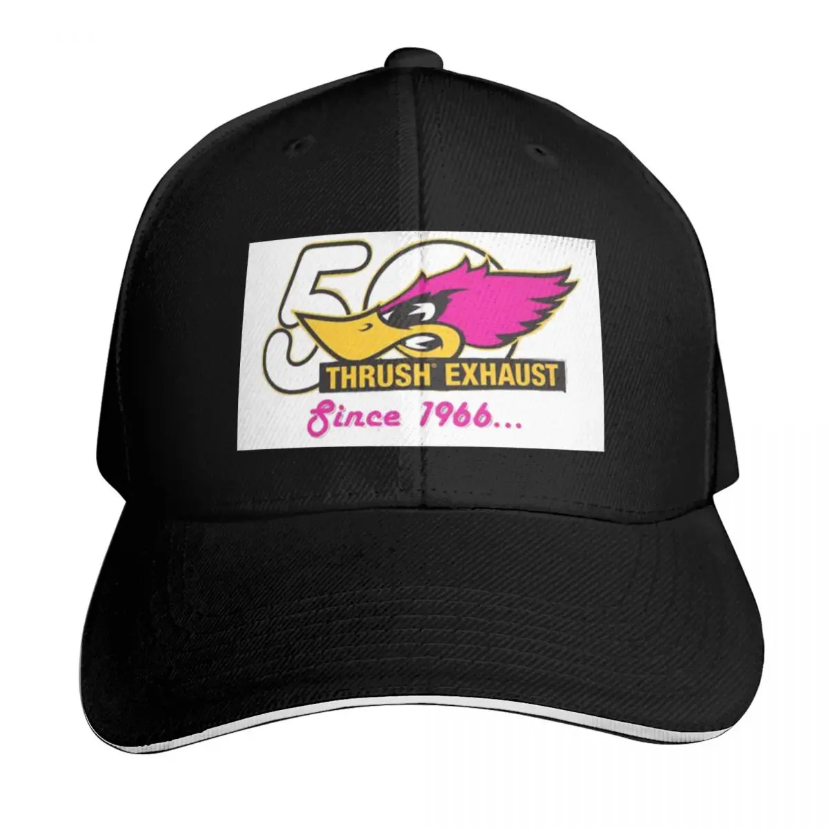 Thrush Exhaust Baseball Cap Vintage Retro Embroidered Lightweight Packable Gift for Him Her